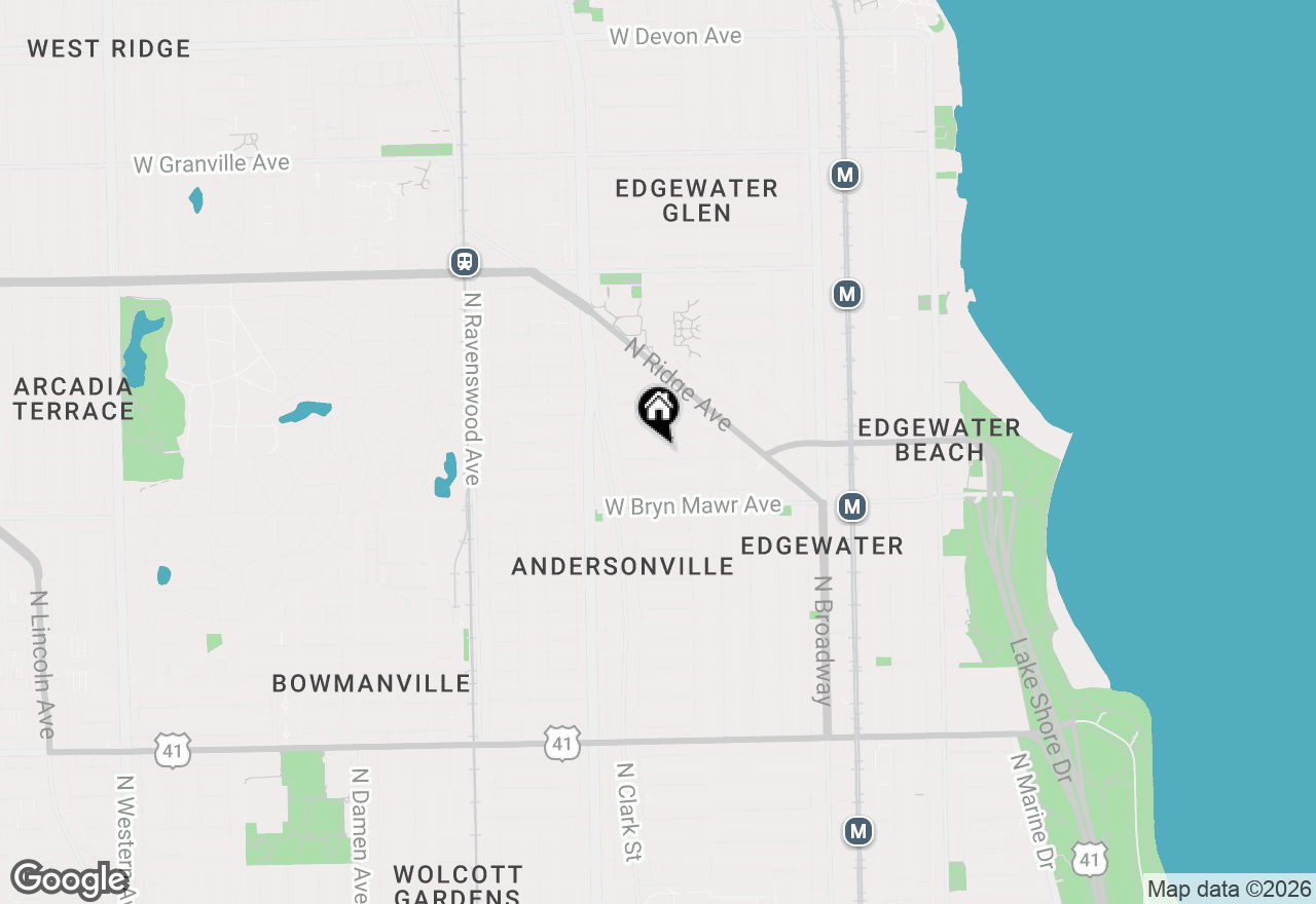 Map of 1449 W Hollywood Avenue, Chicago, IL 60660