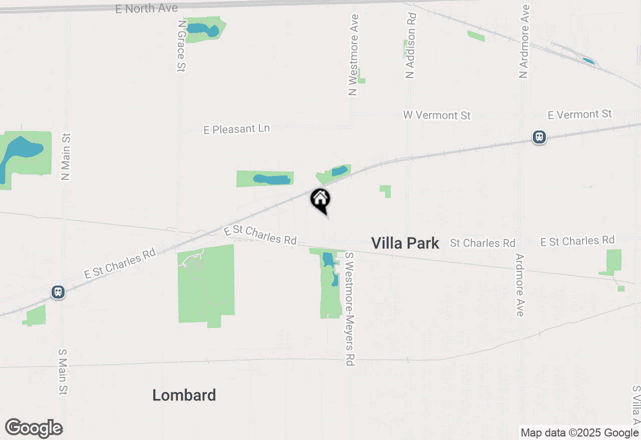 Map of 102 N Ahrens Avenue, Lombard, IL 60148