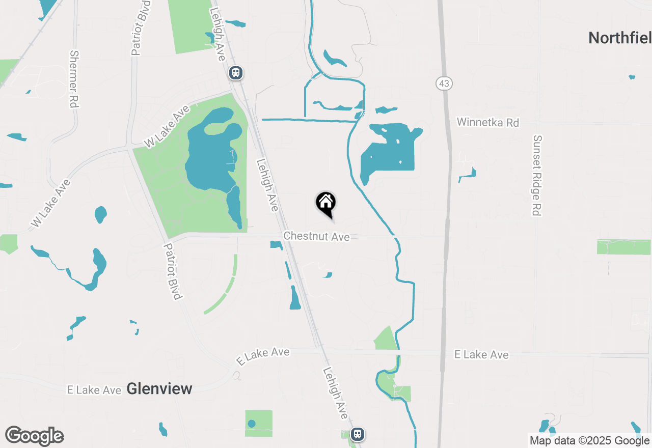 Map of 2020 Chestnut Avenue #401, Glenview, IL 60025