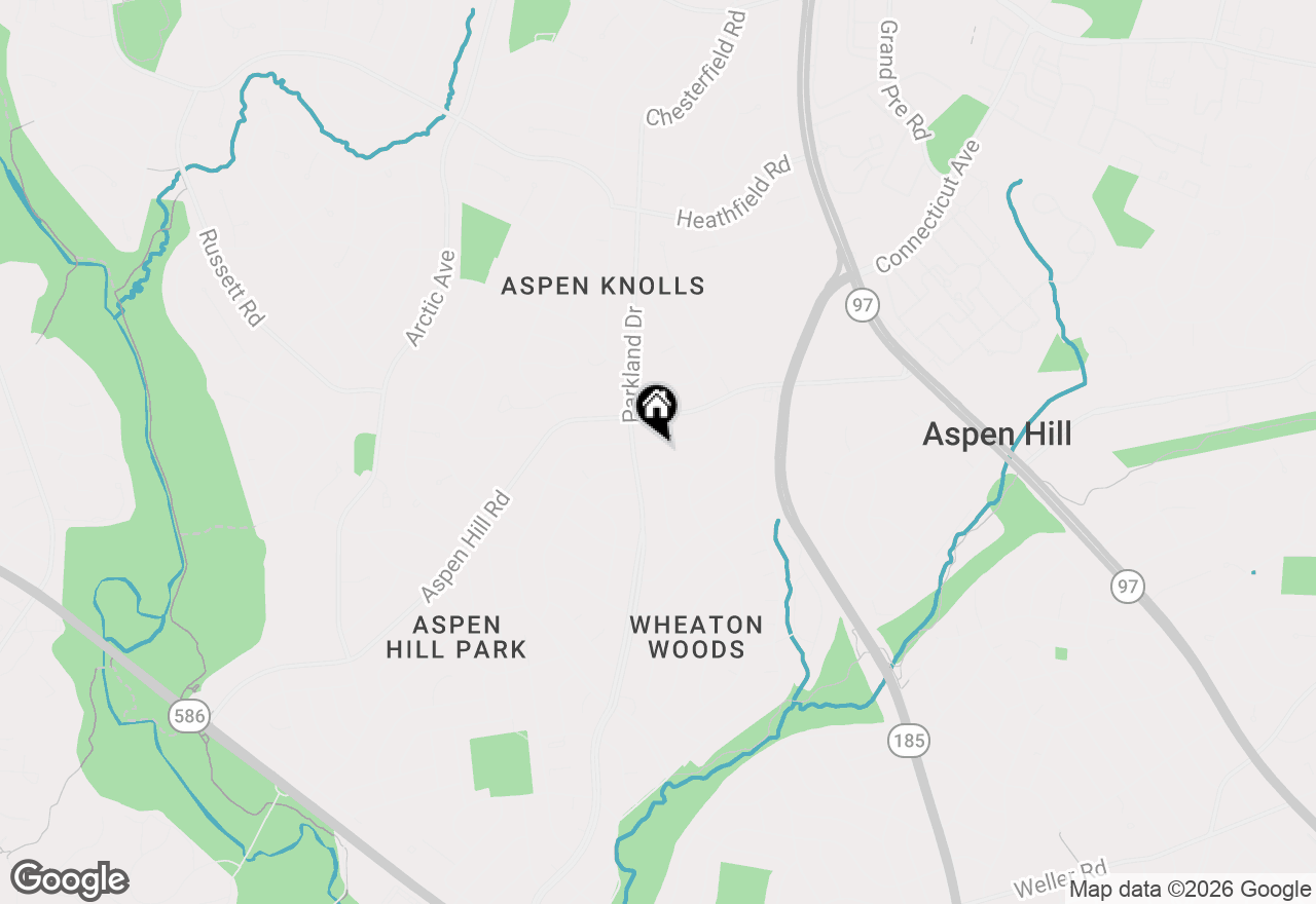 Map of 13607 Grenoble Drive, Rockville, MD 20853
