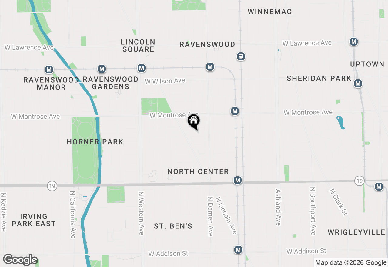Map of 2055 W Cullom Avenue, Chicago, IL 60618