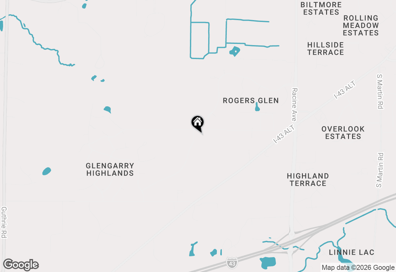 Map of 20805 W Windsor Dr, New Berlin, WI 53146