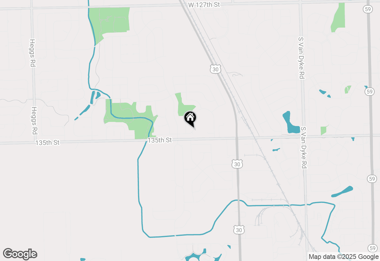 Map of 25030 Round Barn Road, Plainfield, IL 60585