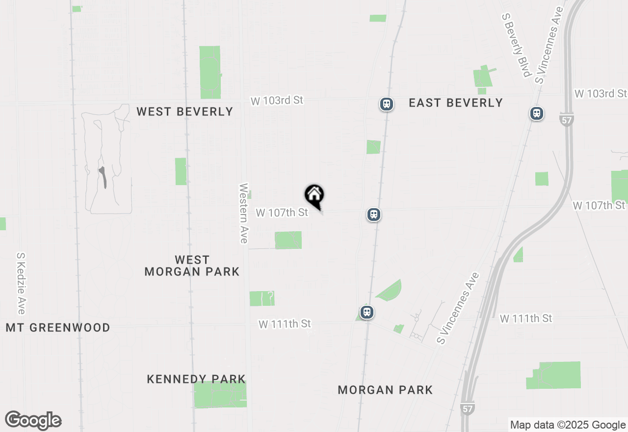 Map of 2127 W 107th Street, Chicago, IL 60643