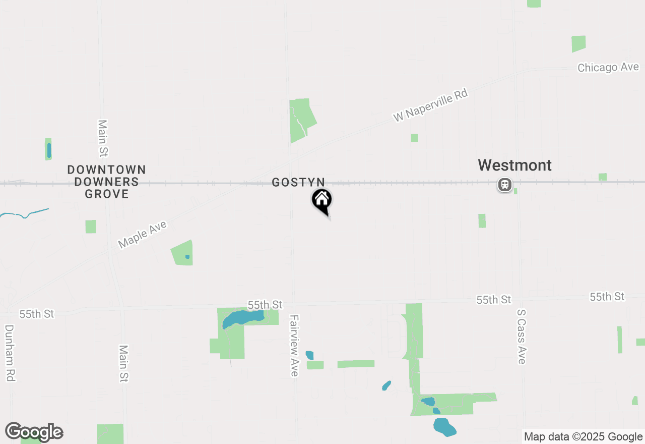 Map of 305 3rd Street, Downers Grove, IL 60515