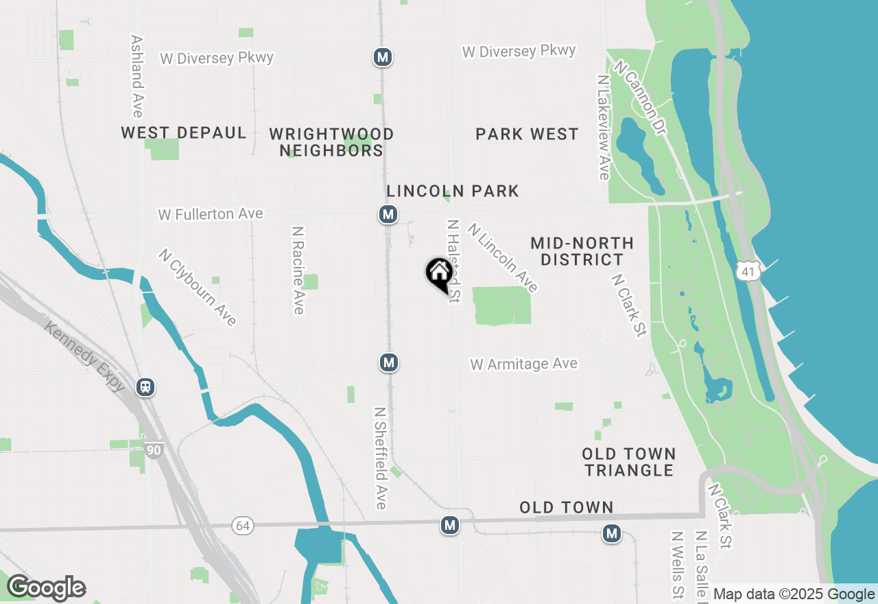 Map of 2139 N Dayton Street #2, Chicago, IL 60614