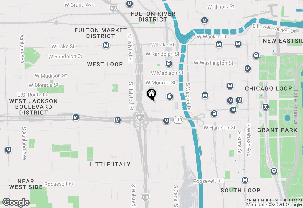 Map of 625 W Jackson Boulevard #512, Chicago, IL 60661