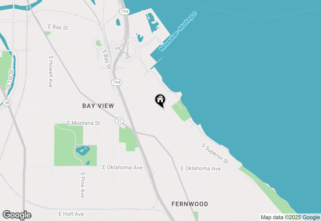 Map of 2739 S Superior St, Milwaukee, WI 53207