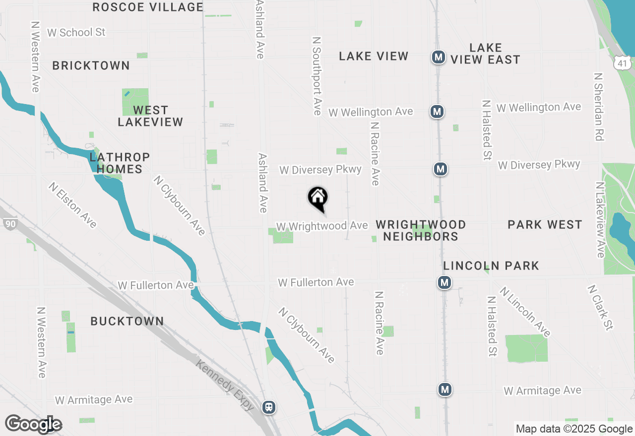 Map of 2600 N Southport Avenue #409, Chicago, IL 60614