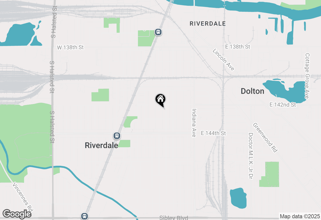 Map of 14213 S Dearborn Avenue, Riverdale, IL 60827