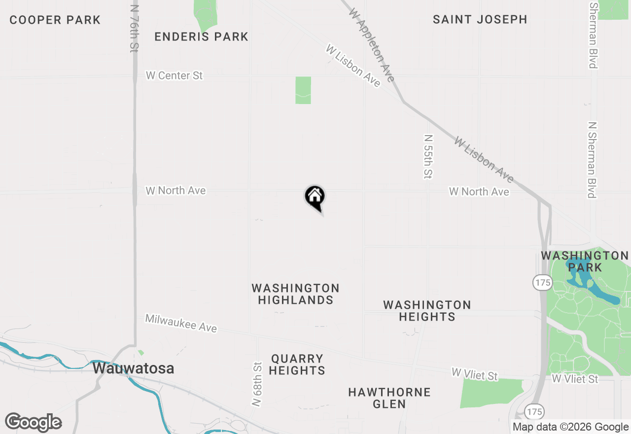Map of 2200 N 64th St #2204, Wauwatosa, WI 53213