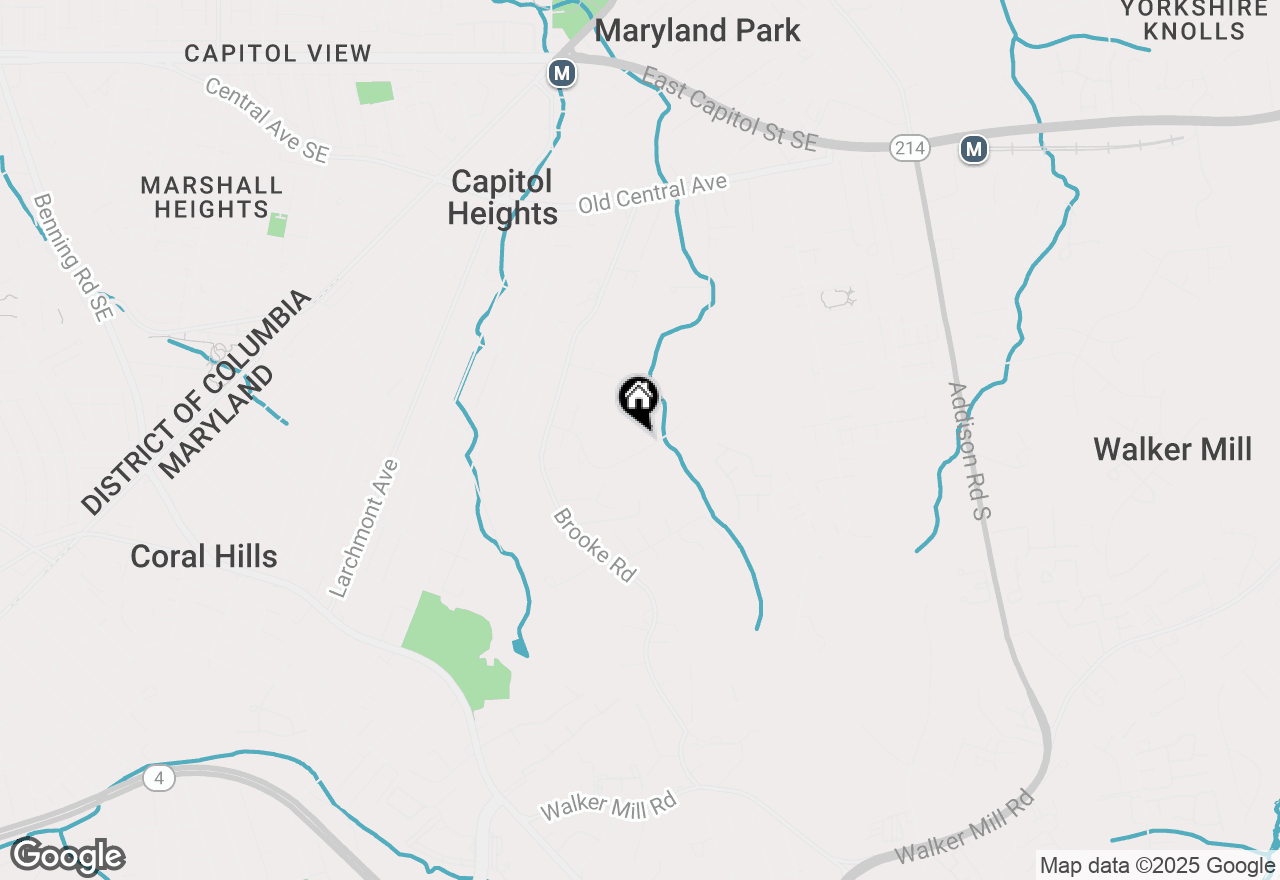 Map of 938 Newington Court, Capitol Heights, MD 20743