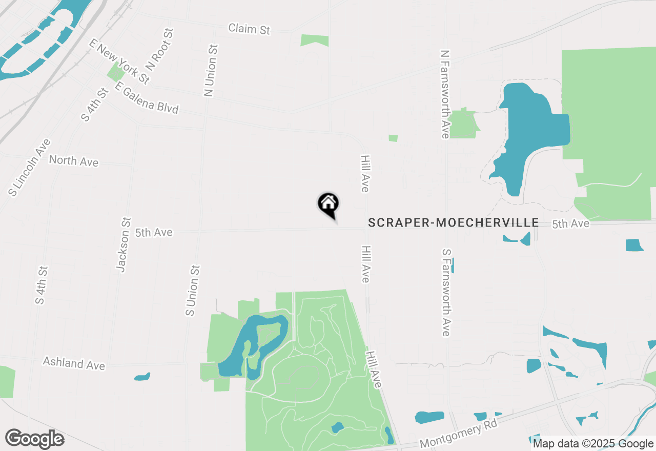 Map of 956 5th Avenue, Aurora, IL 60505