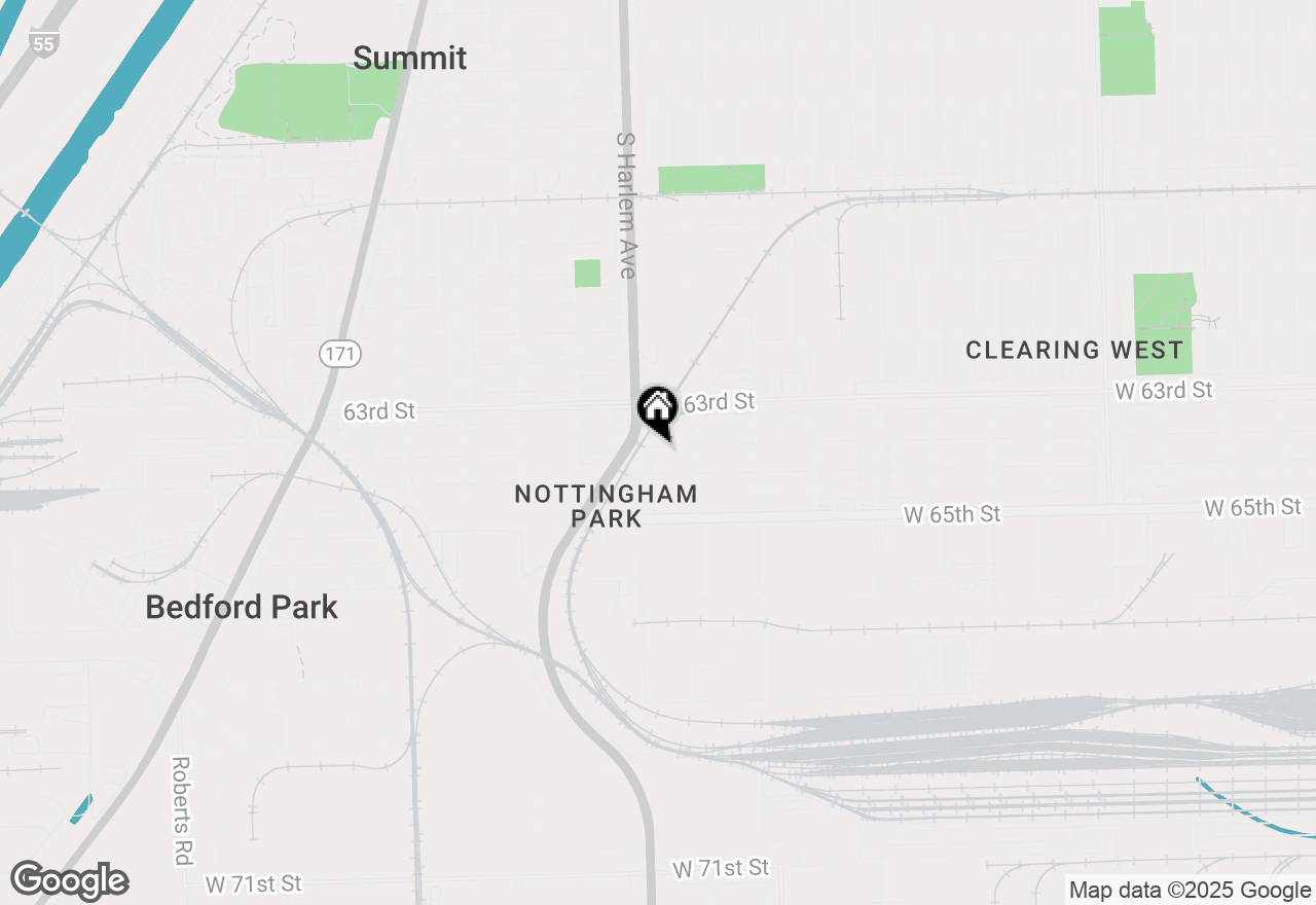 Map of 7140 W 64th Street, Chicago, IL 60638