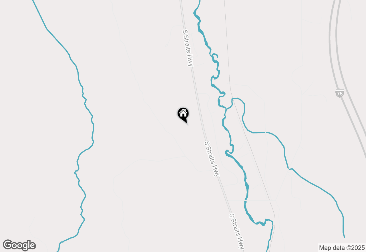 Map of 7950 S Straits Highway, Indian River, MI 49749