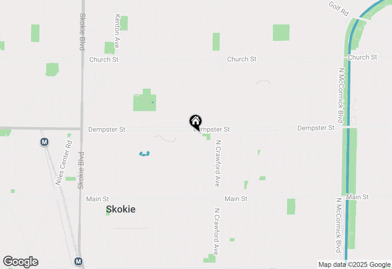 Map of 8743 Kedvale Avenue, Skokie, IL 60076