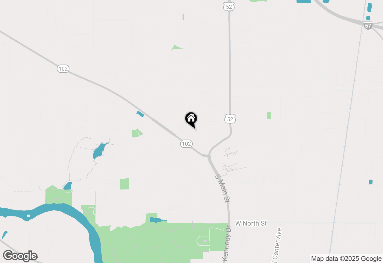 Map of 323 Steeplechase Circle, Bourbonnais, IL 60914