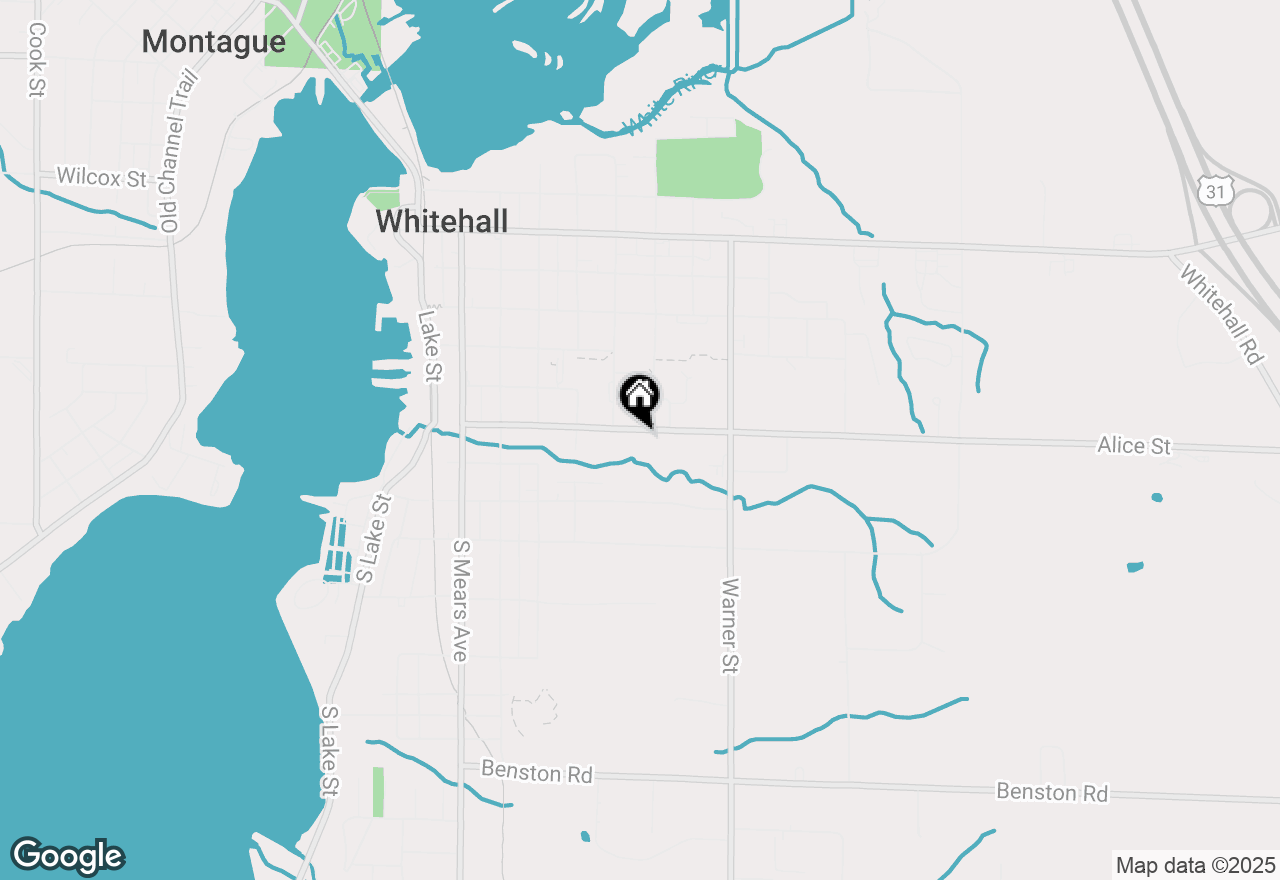 Map of 515 E Alice Street, Whitehall, MI 49461