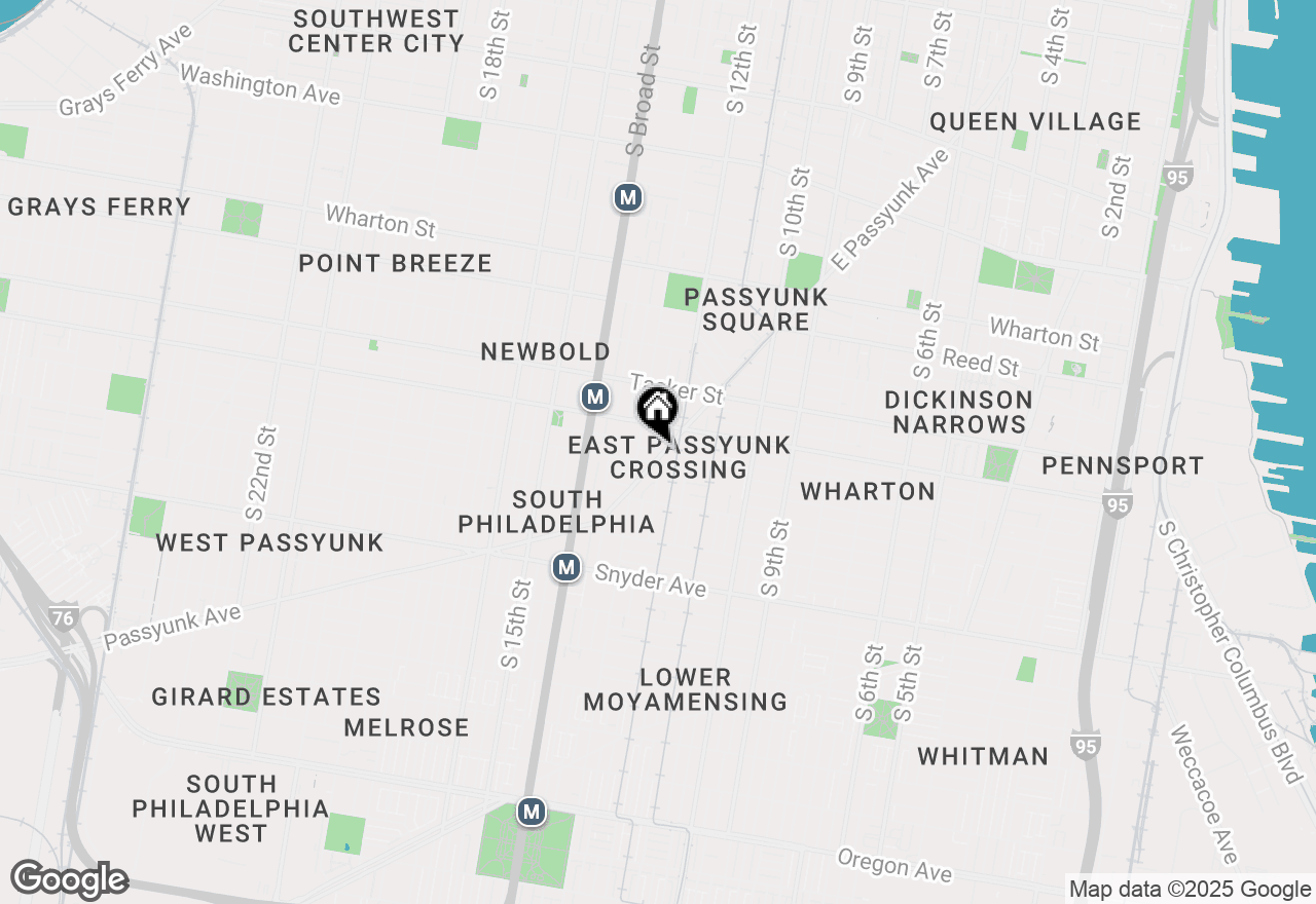 Map of 1736 E Passyunk Avenue, Philadelphia, PA 19148