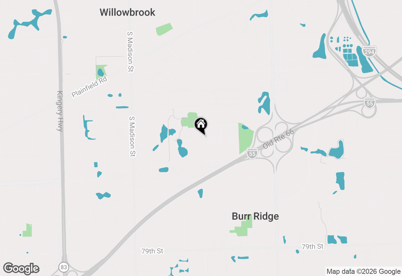 Map of 7242 Chestnut Hills Drive, Burr Ridge, IL 60527