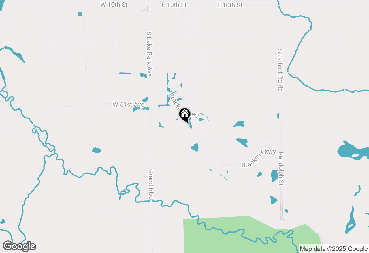 Map of 407 Azalea Drive, Hobart, IN 46342