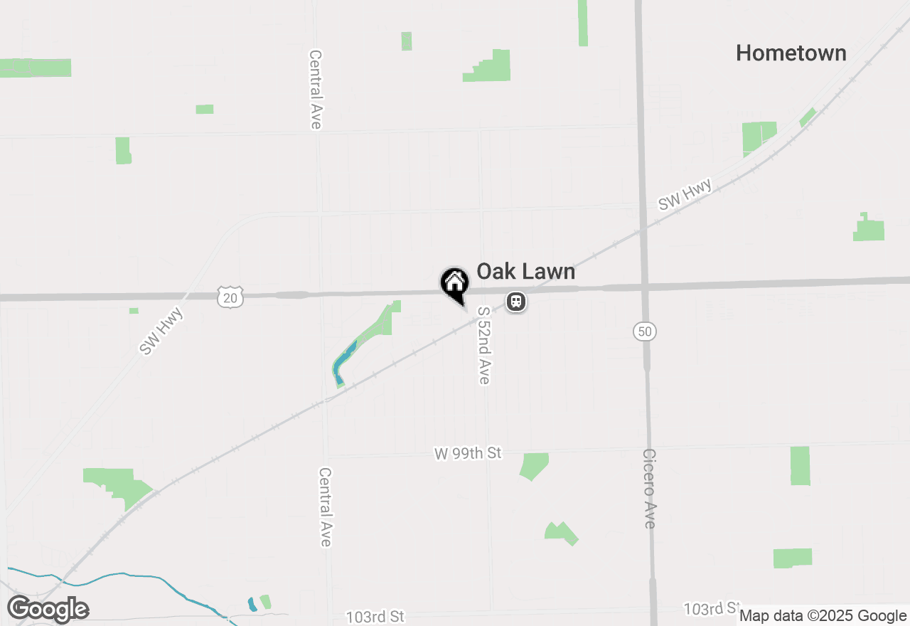 Map of 9530 Cook Avenue #414, Oak Lawn, IL 60453