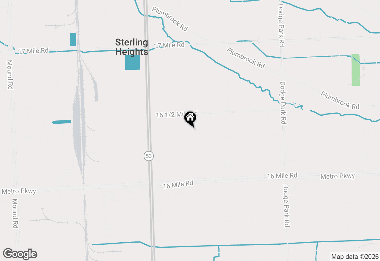 Map of 37674 Andrew Drive, Sterling Heights, MI 48312