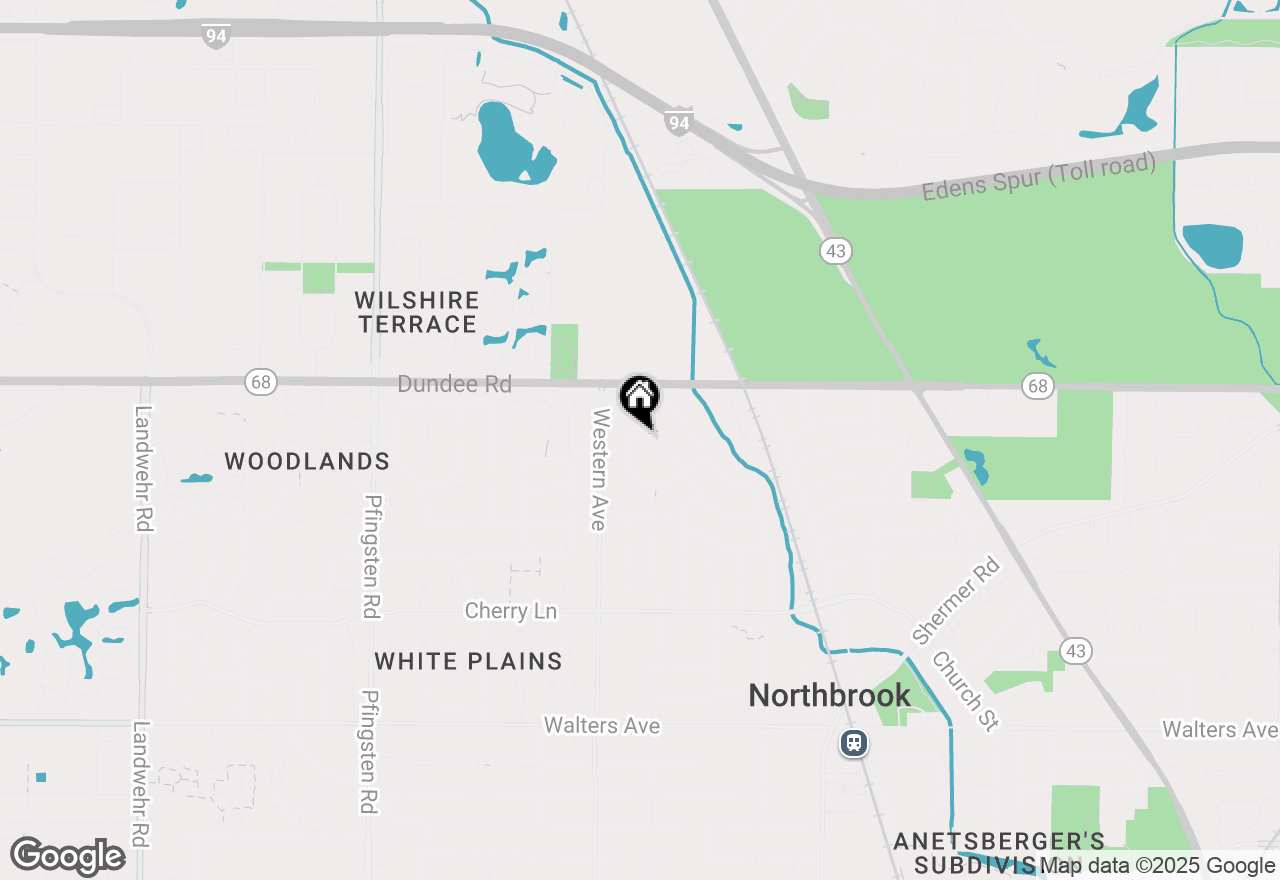 Map of 2350 Peachtree Lane, Northbrook, IL 60062