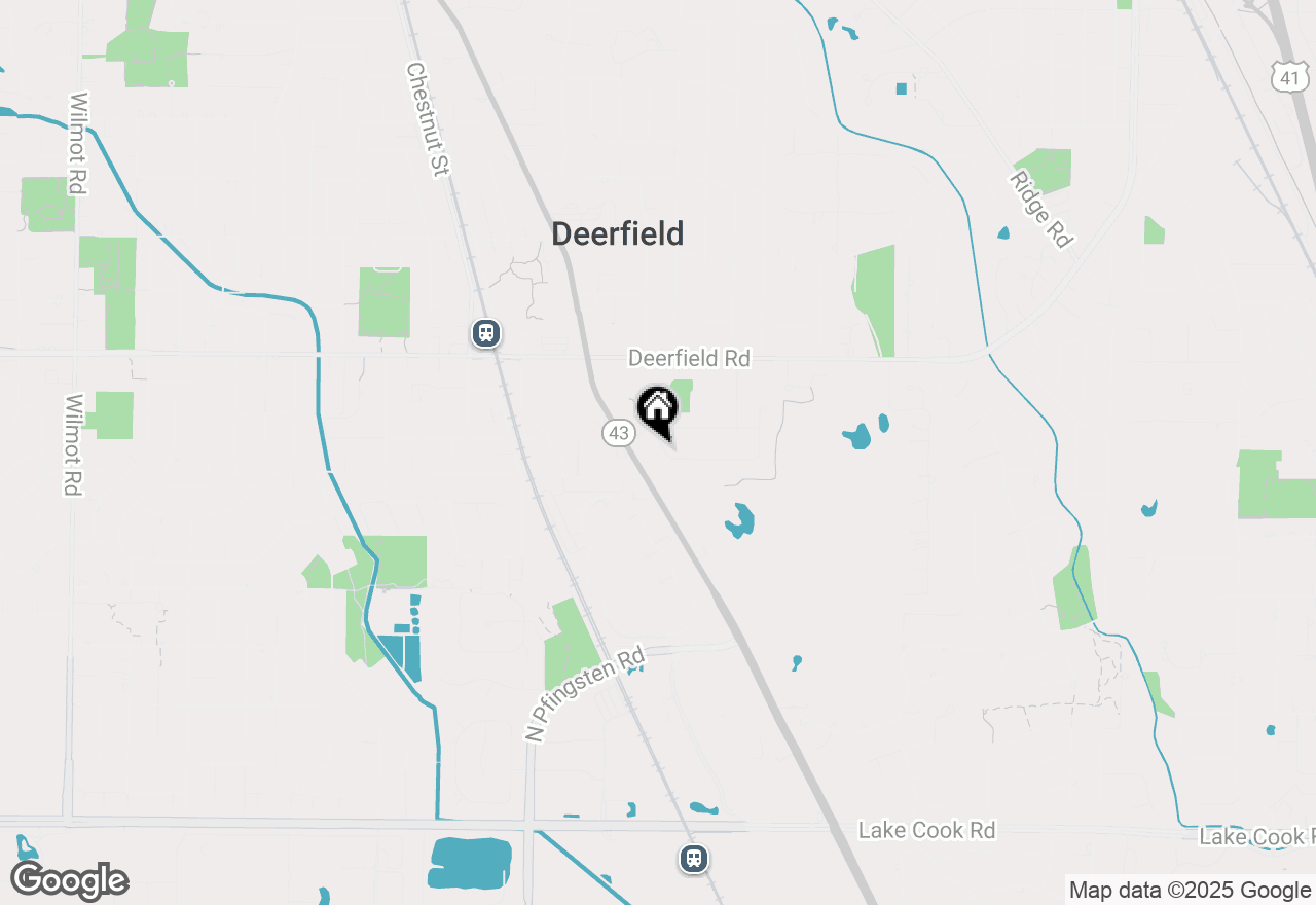 Map of 630 Hermitage Drive, Deerfield, IL 60015