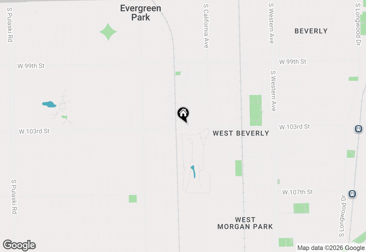 Map of 2934 W 103rd Street, Chicago, IL 60655