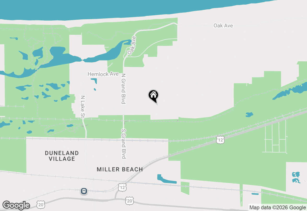 Map of 6910 Ash Avenue, Gary, IN 46403