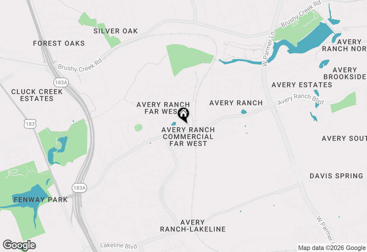 Map of 14100 Avery Ranch Blvd #1601, Austin, TX 78717