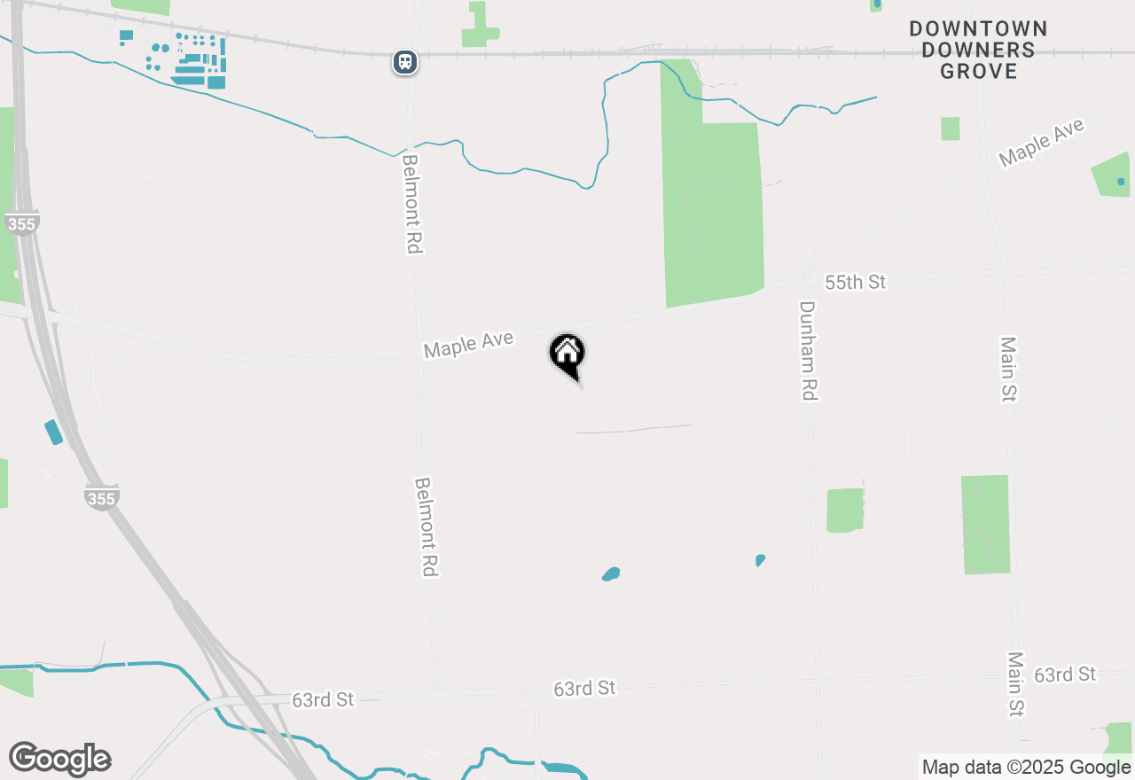 Map of 5708 Sherman Avenue, Downers Grove, IL 60516