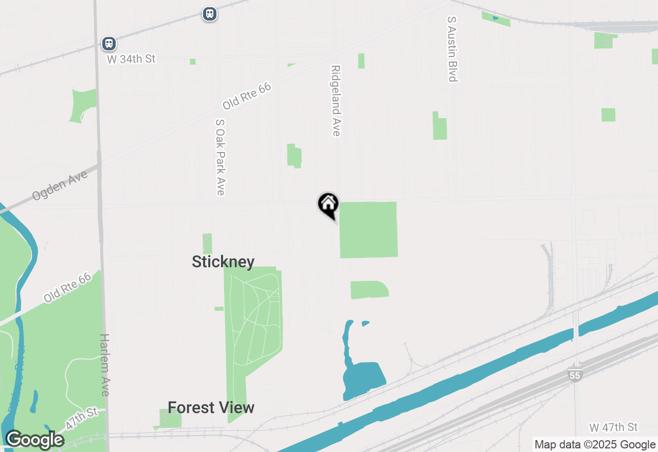 Map of 3941 Elmwood Avenue, Stickney, IL 60402