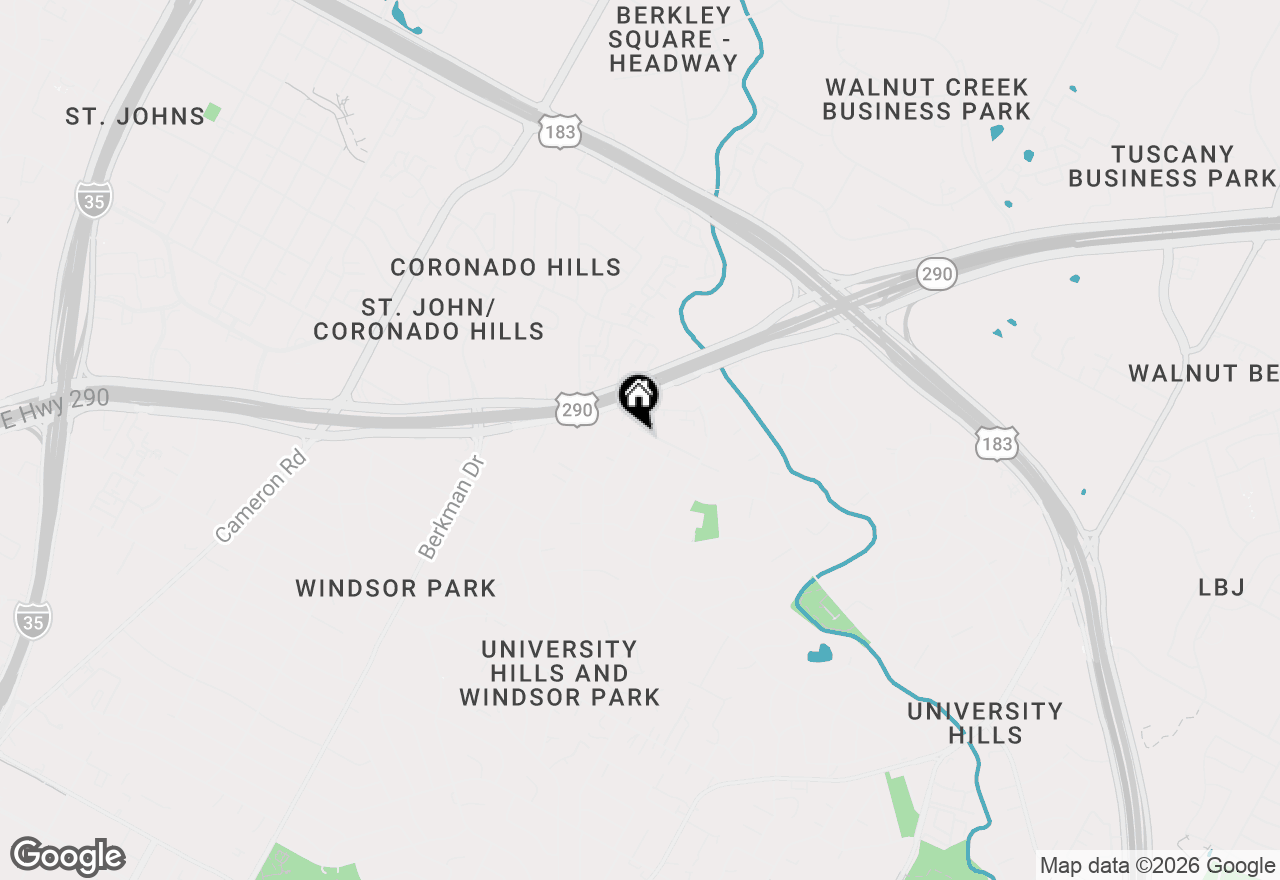 Map of 2112 Vanderbilt Ln, Austin, TX 78723