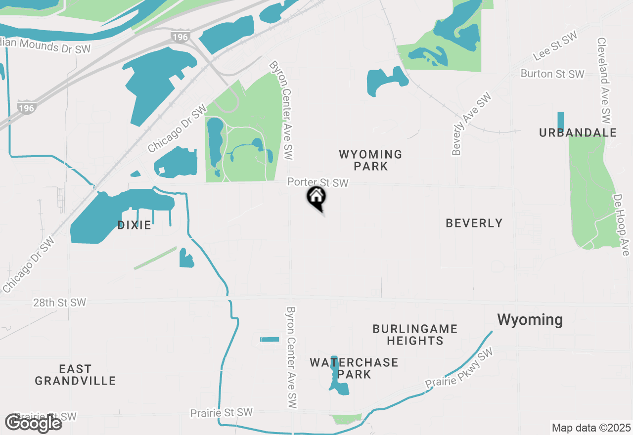 Map of 2510 Central Avenue Sw, Wyoming, MI 49519