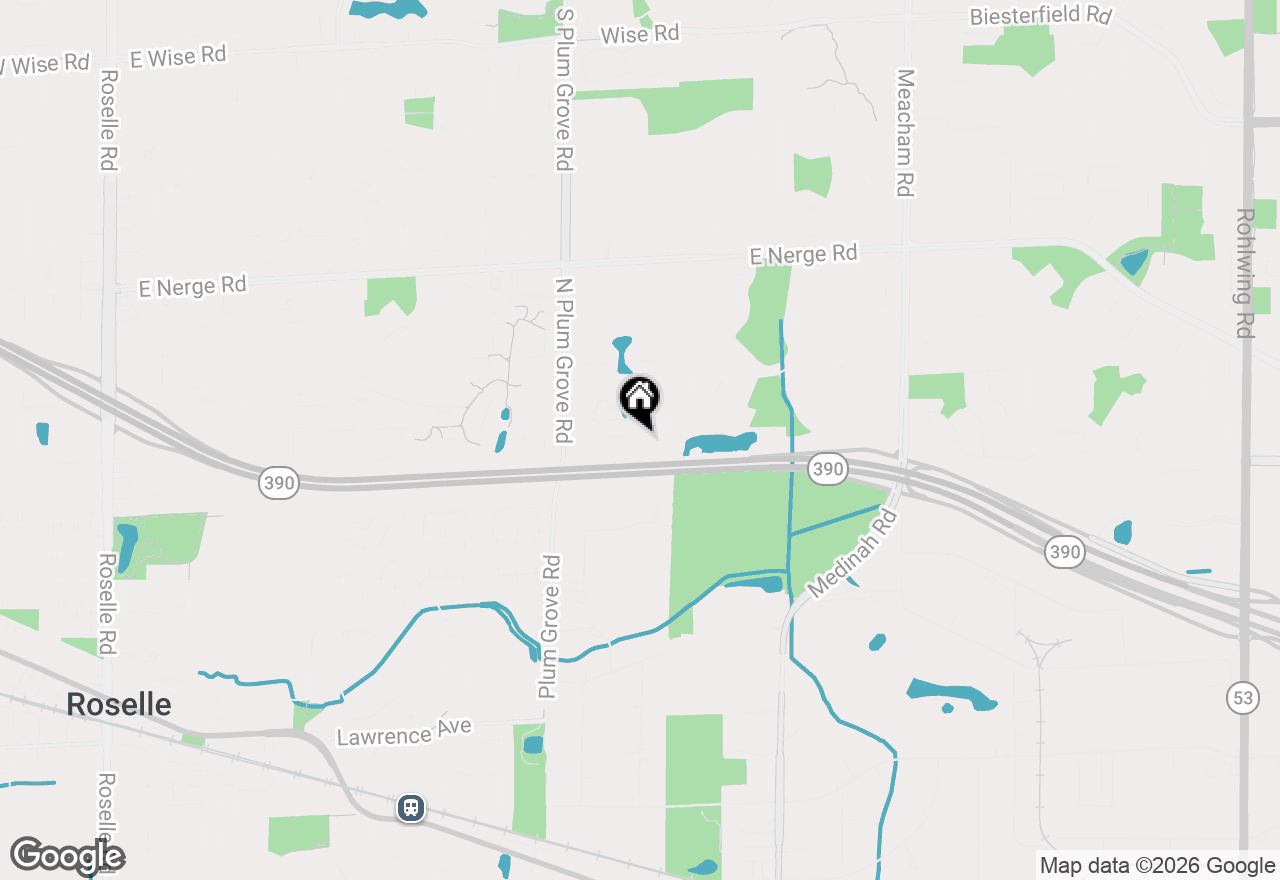Map of 951 Yosemite Trail #A, Roselle, IL 60172