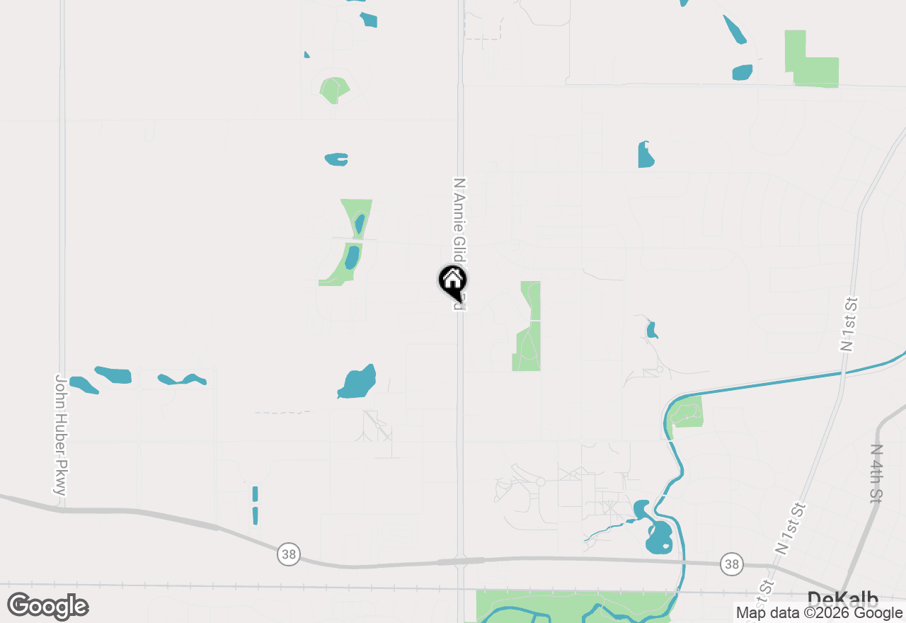 Map of 1111 Loren Drive, Dekalb, IL 60115