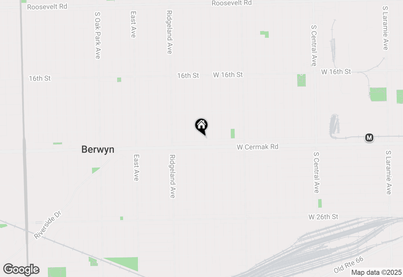 Map of 2131 Harvey Avenue, Berwyn, IL 60402