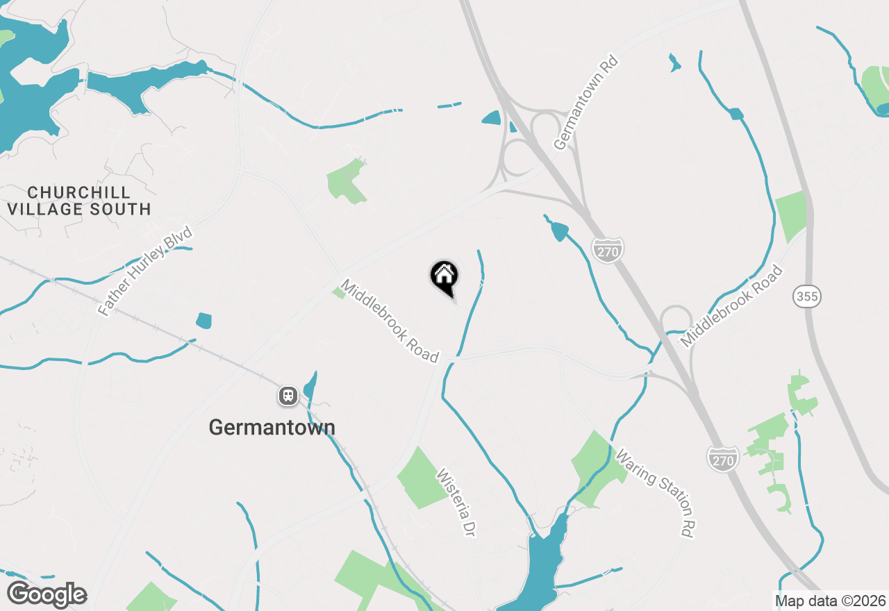 Map of 5 Crystal Rock Court, Germantown, MD 20874