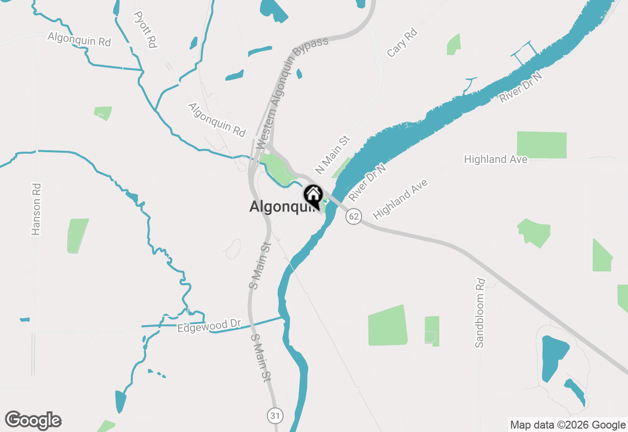 Map of 204 La Fox River Drive, Algonquin, IL 60102