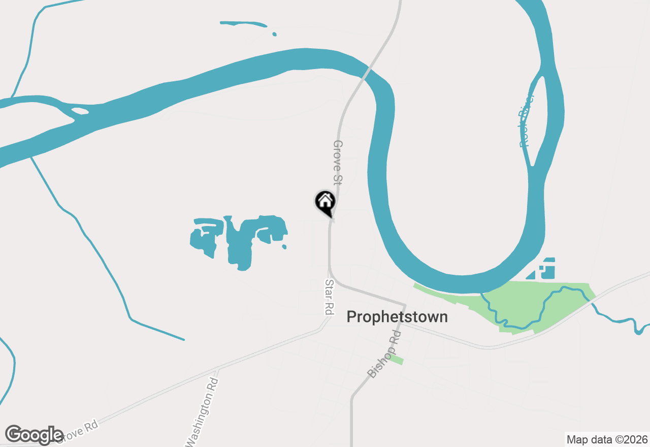 Map of 60 Grove Street, Prophetstown, IL 61277