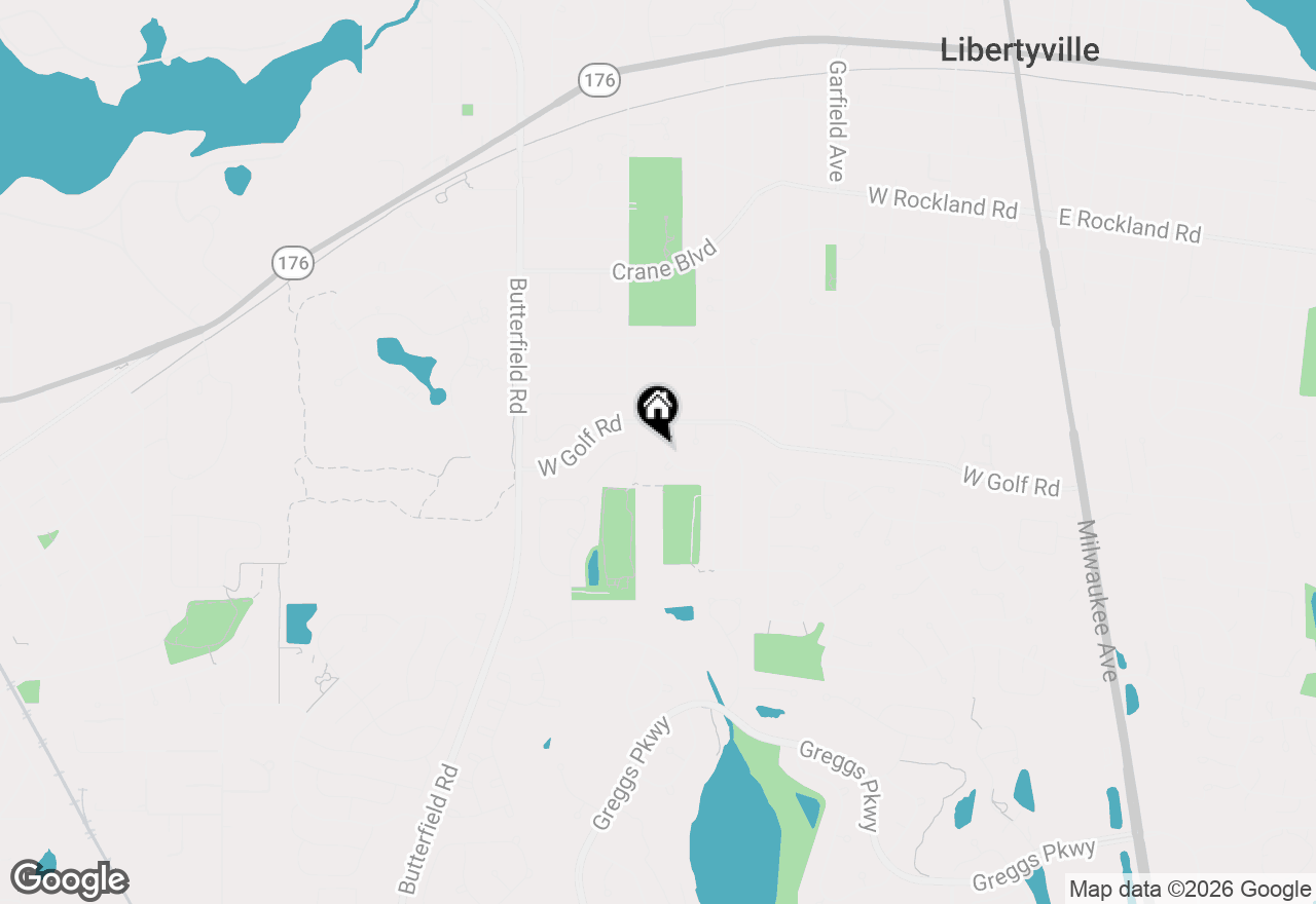 Map of 913 Warwick Lane, Libertyville, IL 60048