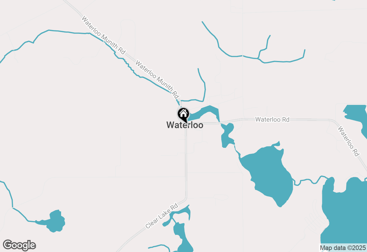 Map of 8400 Clear Lake Road, Waterloo, MI 49240
