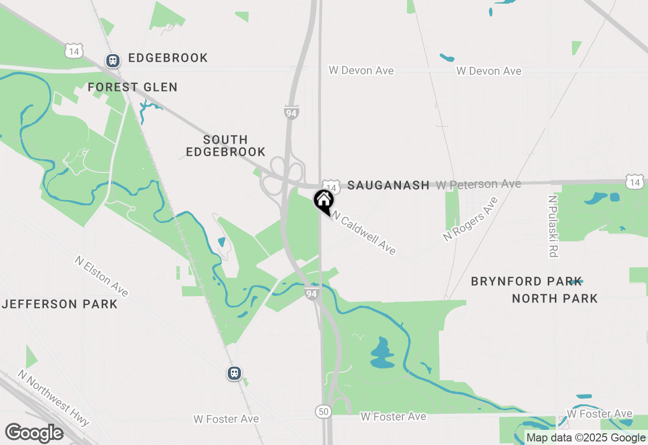 Map of 5857 N Cicero Avenue, Chicago, IL 60646