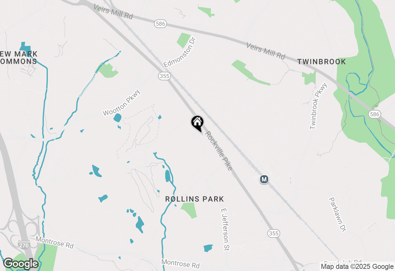 Map of 1301 Templeton Place, Rockville, MD 20852