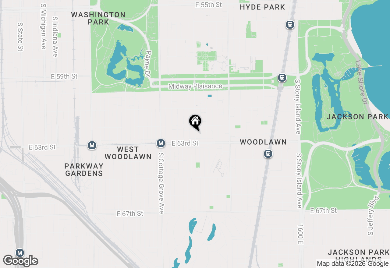 Map of 6227 D S Ellis Avenue, Chicago, IL 60637