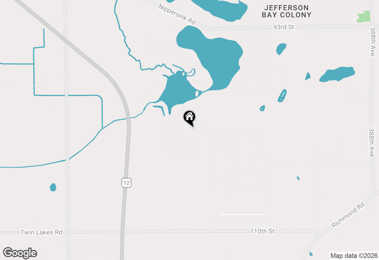 Map of W142 Tombeau Blvd, Genoa City, WI 53128