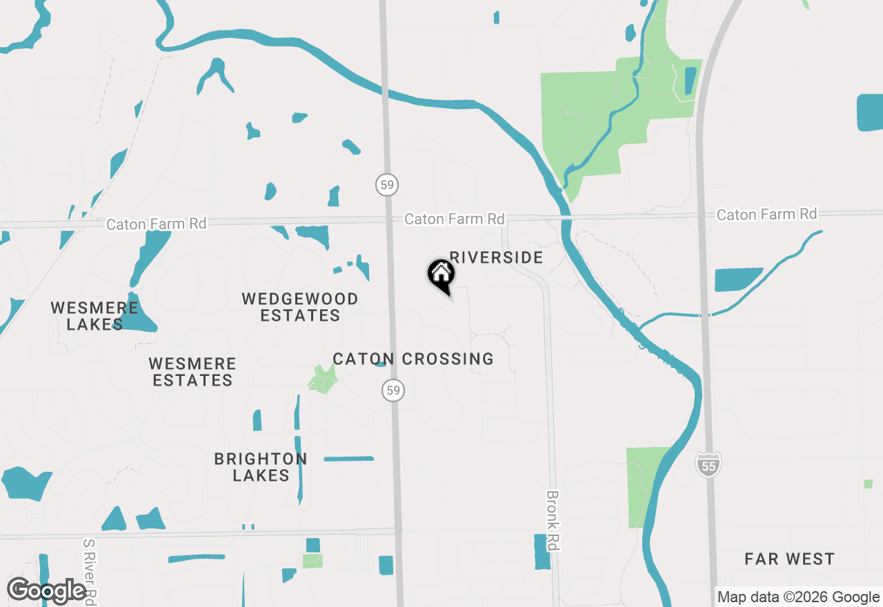Map of 2157 Rossiter Parkway, Plainfield, IL 60586
