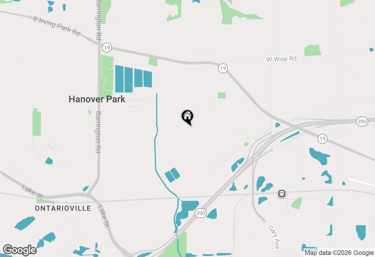 Map of 1102 Walnut Avenue, Hanover Park, IL 60133
